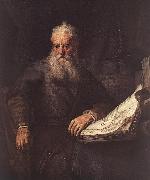 REMBRANDT Harmenszoon van Rijn Apostle Paul oil